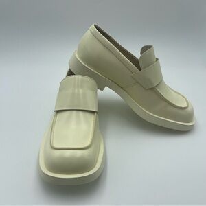 Camper Lab MIL 1978 White Leather Women Loafer Moccasin SZ 11.5-12-EU 43 MSRP325